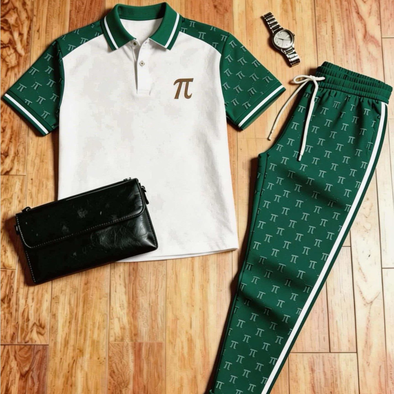 2pcs Suit: Men's Casual Sportswear - 3d Printing, Button, Short-sleeved Shirt And Trousers, Comfortable Fabric, Light , Casual Business, Daily Wear