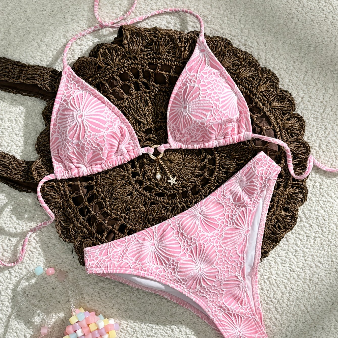 E-shop Neuer Europäischer Spezialstoff-Bikini mit Rückenbindung und Schlitz - Exklusiv für den Grenzüberschreitenden Handel 2025