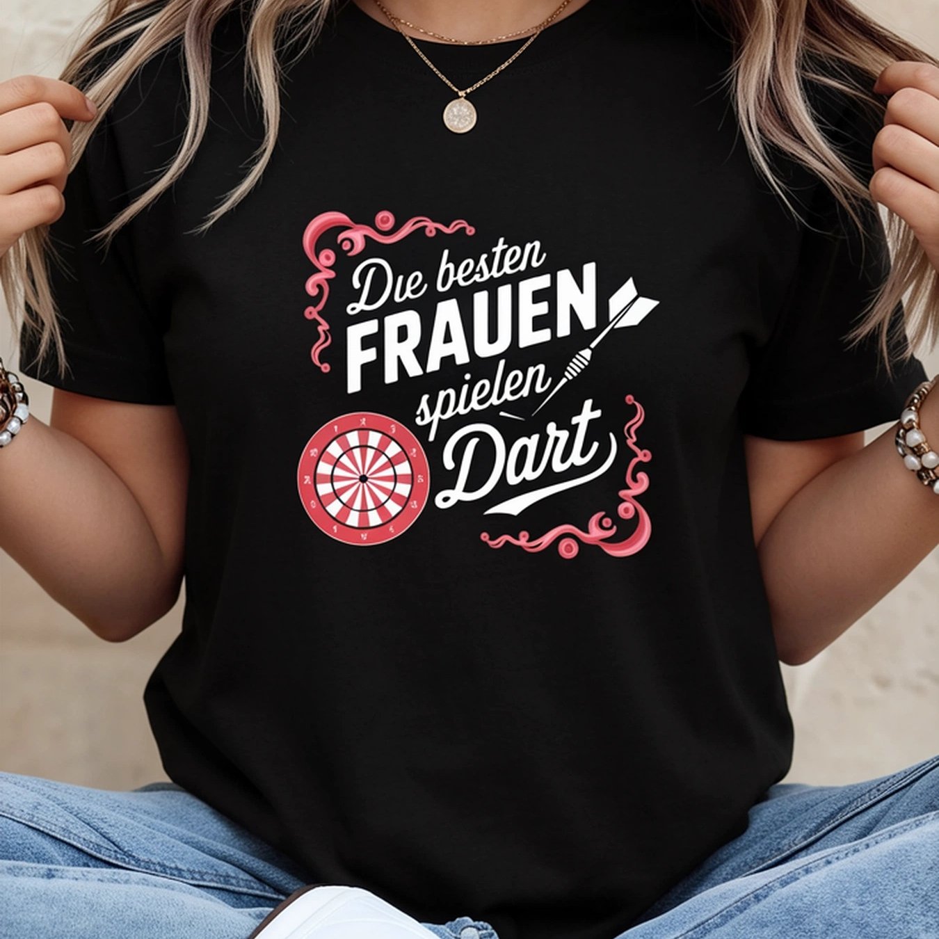 Women's German Letter Print T-shirt - German Short Sleeve Crew Neck Casual Top, -line Regular Fit Suitable For Casual Attire & German-themed Outfits