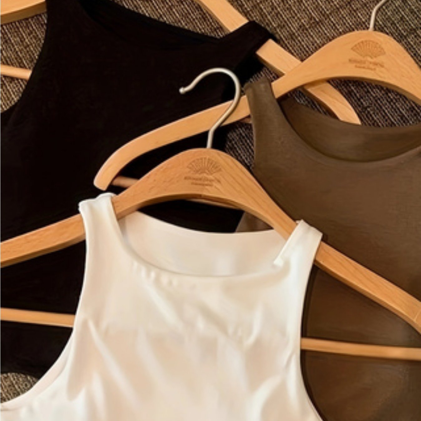 3pcs Set, -piece Suspender Strap Chest Pad Vest For Women, Inner Wear Niche Solid Shirt Short Hot Sleeveless Top