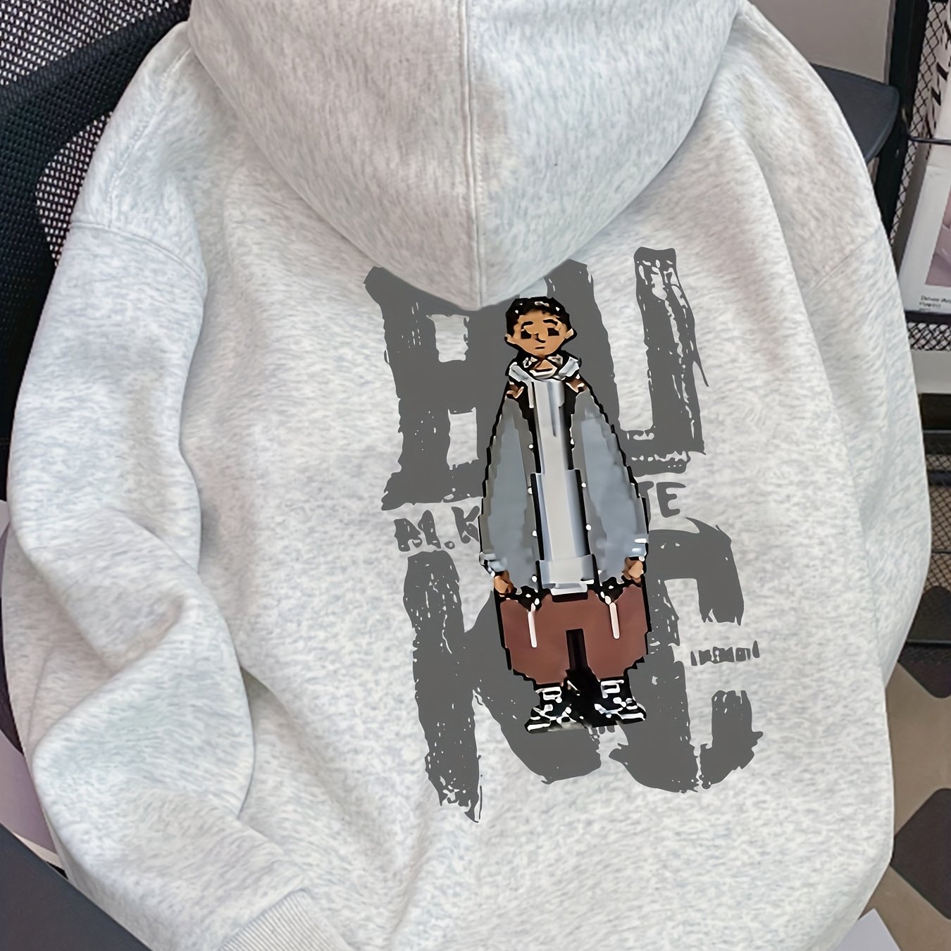TEMU 2025 /autumn Boys' Casual Hooded Sweatshirt
