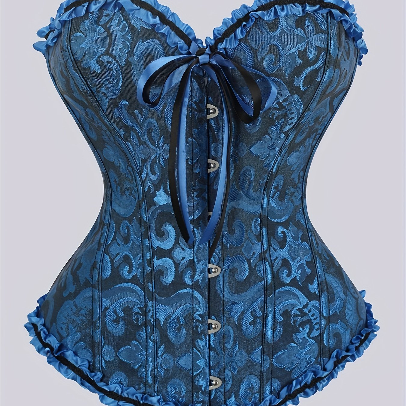 TEMU European And Blue Elegant Corset Halloween Wearable Body