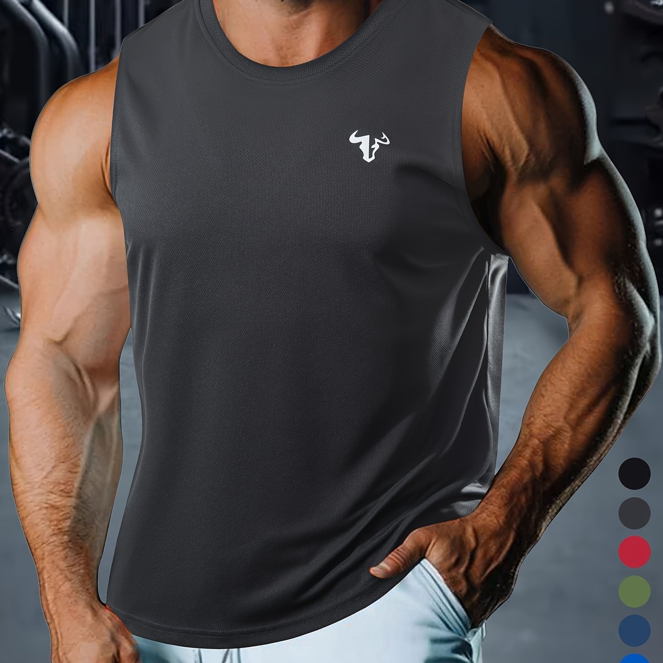 TEMU 1pc Summer Men's Outdoor Casual Vest, Solid Color Sleeveless Men's Outerwear, Hiking And Outdoor Leisure Clothing, Polyester Knit Fabric - Cool,