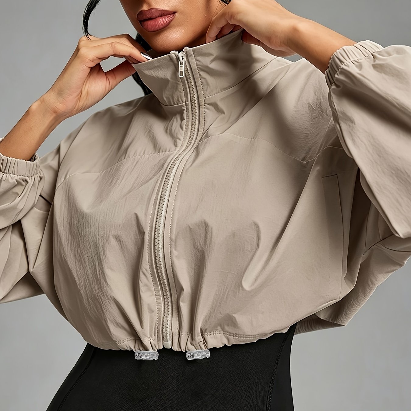 TEMU Chaqueta holgada para mujer, abrigo entallado (talla 38)