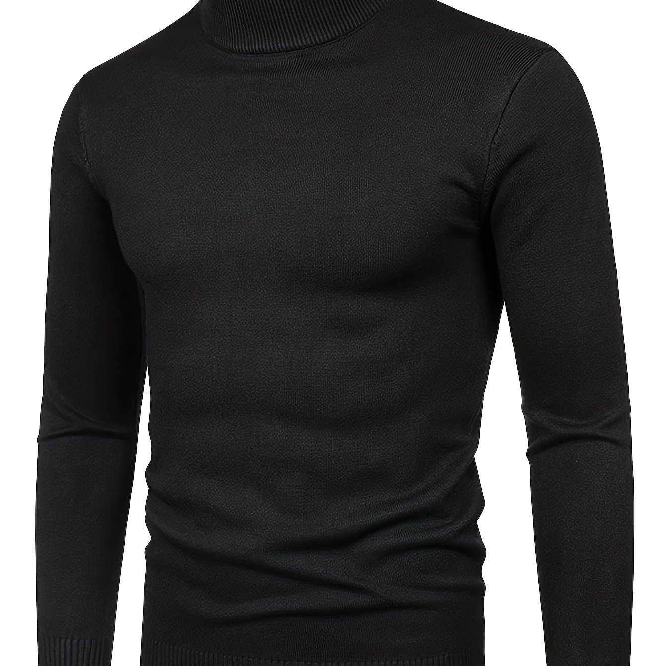 TEMU 2024 Suéter de Punto con Cuello para Hombres, Estilo Cross-Border, de moda, elegante y , , ideal para el otoño e invierno y para a día
