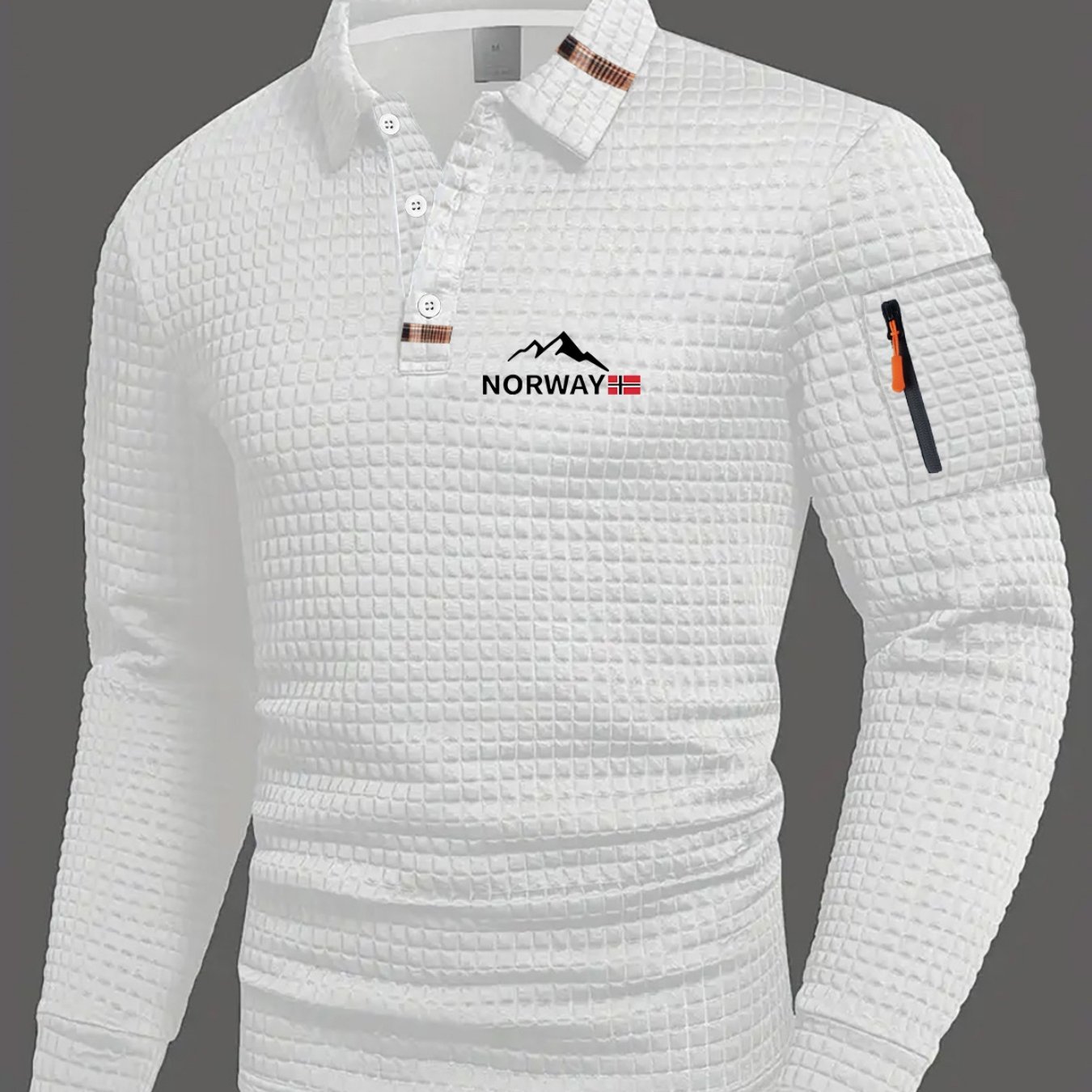 TEMU 1pc Fashion Shirt, Men's New Casual Outdoor Button Random Collar Top