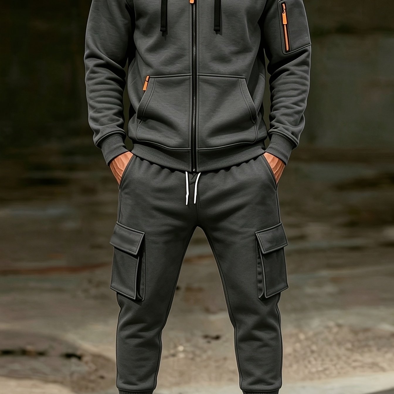 TEMU Ensemble Sweat Homme 2025, Tendance et Polyvalent pour Sports de , Domicile-Travail, , Etc.