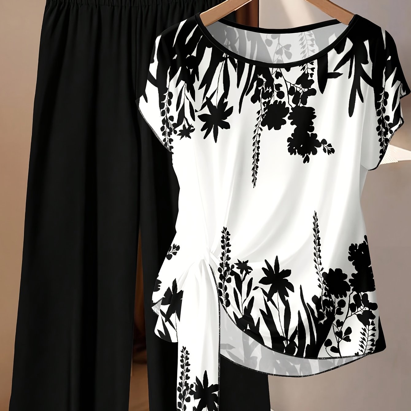 TEMU Women's Fashion Popular Casual Pants Set