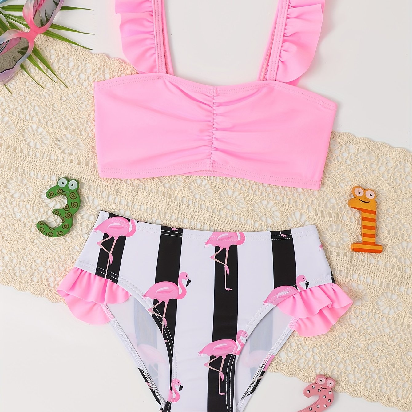 Girls' Two-piece Swimsuit