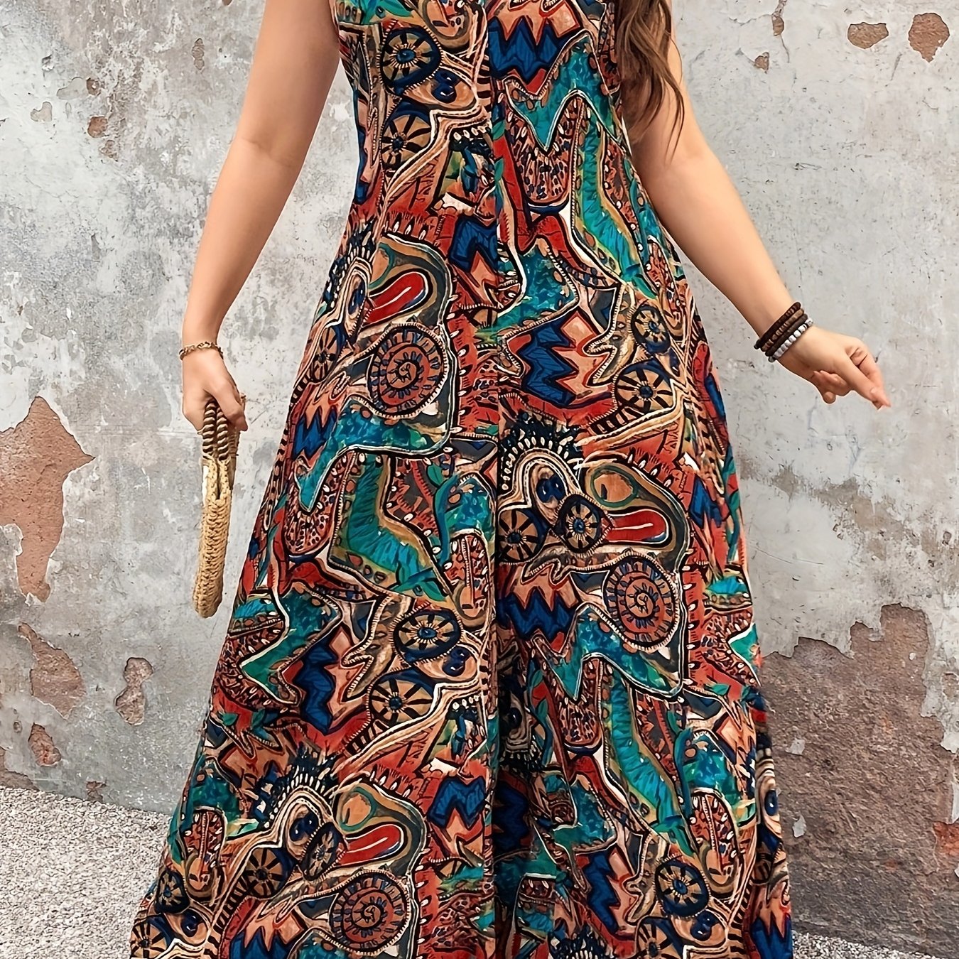 TEMU Büyük Boy Jumpsuit·M376