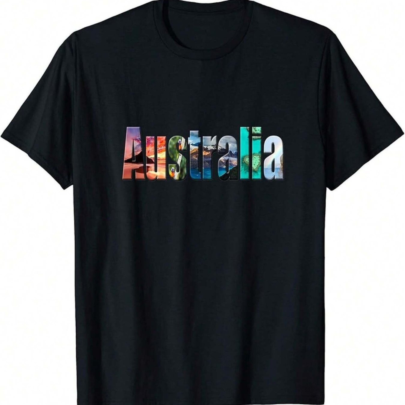 TEMU Australia Sydney - Unisex Holiday Gift Casual Outing 2026 New Style T-shirt 180g