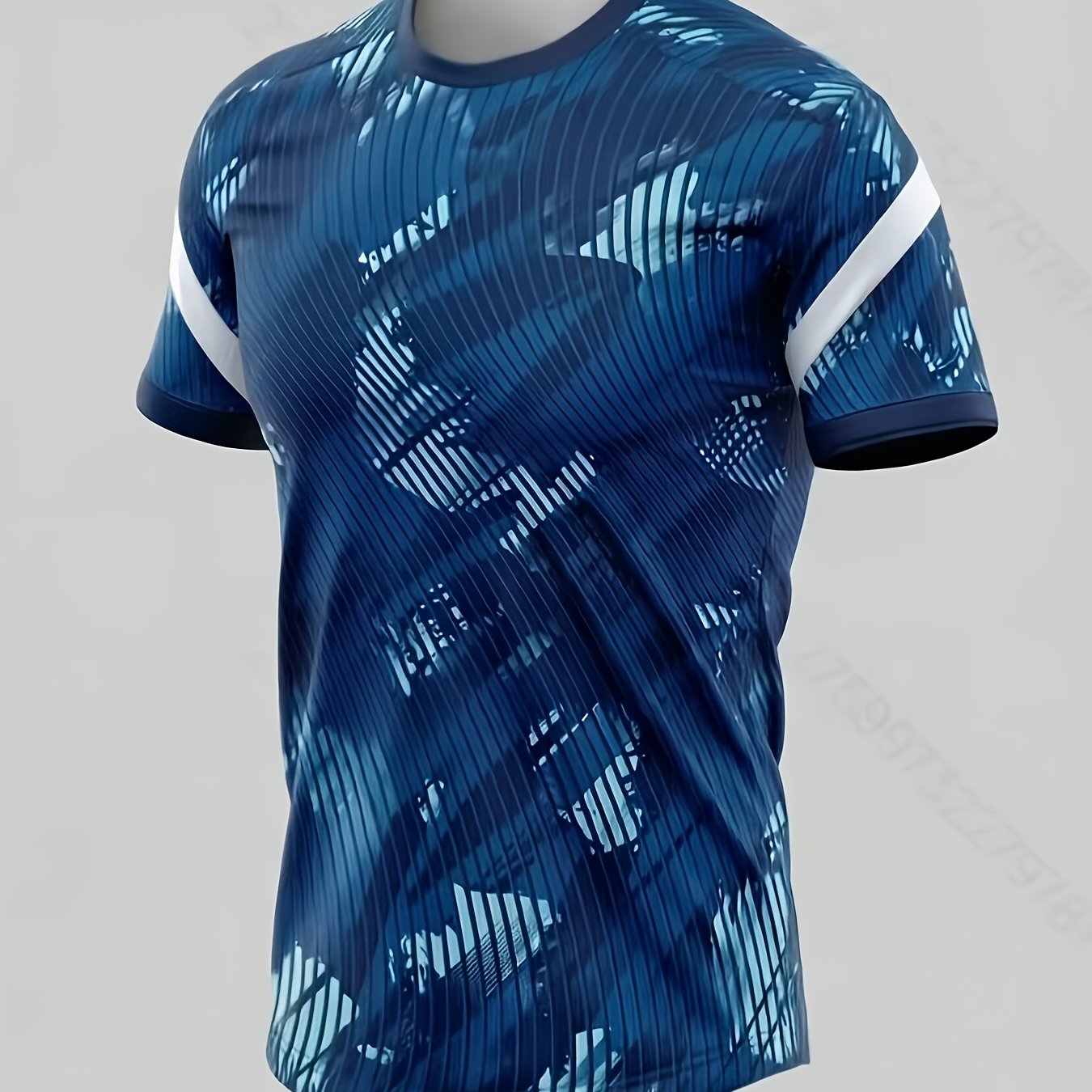 TEMU Moisture-wicking T-shirt, Men's Athletic Tee, Summer Outdoor Short Sleeve 3d Print T-shirt, Casual Loose Breathable Fitness Top