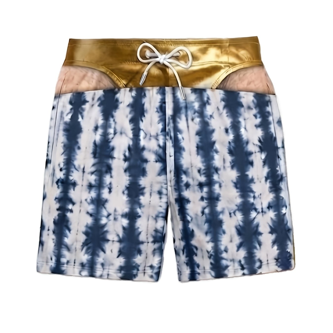 TEMU [printed Design-nottextured]men's Fun Printed Beach Shorts, Casual Pants, Adult Male Seaside Outfit