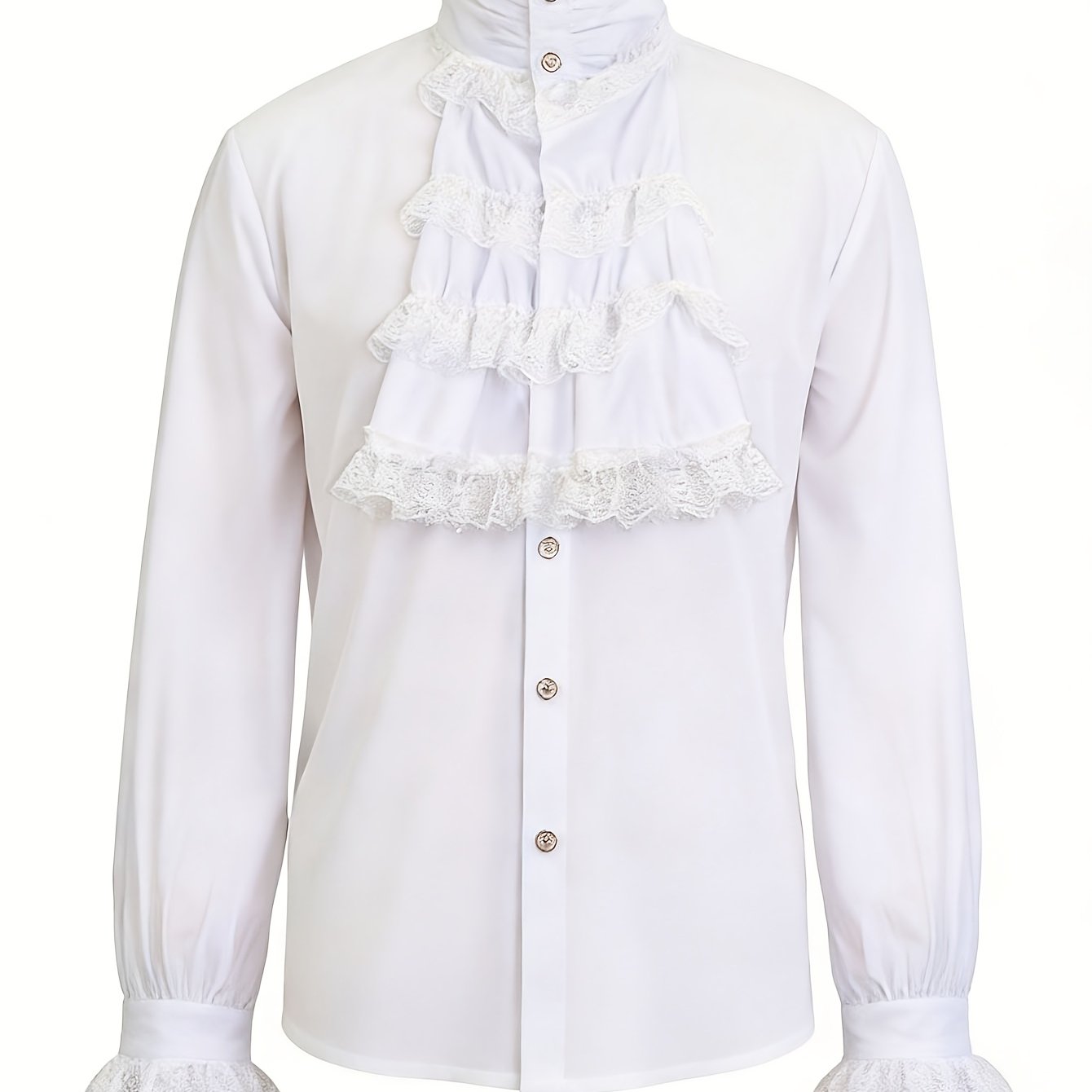item picture halloween performance costume renaissance attire shirt medieval steampunk pirate top inner wear