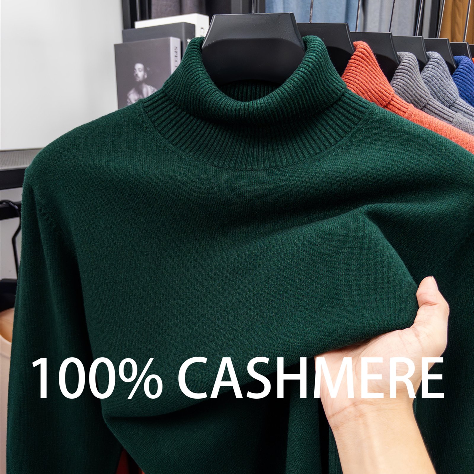 TEMU Zbzp Autumn Winter Knit 3d Solid Color Sweater, Basic Knit Top For Men, Fashionable Long Sleeve Sweater Dwda