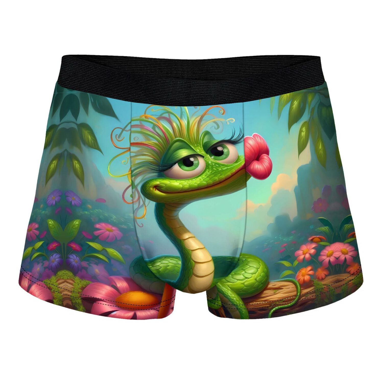 TEMU Cute 's Underpants Polyester Daily 2d Print Design