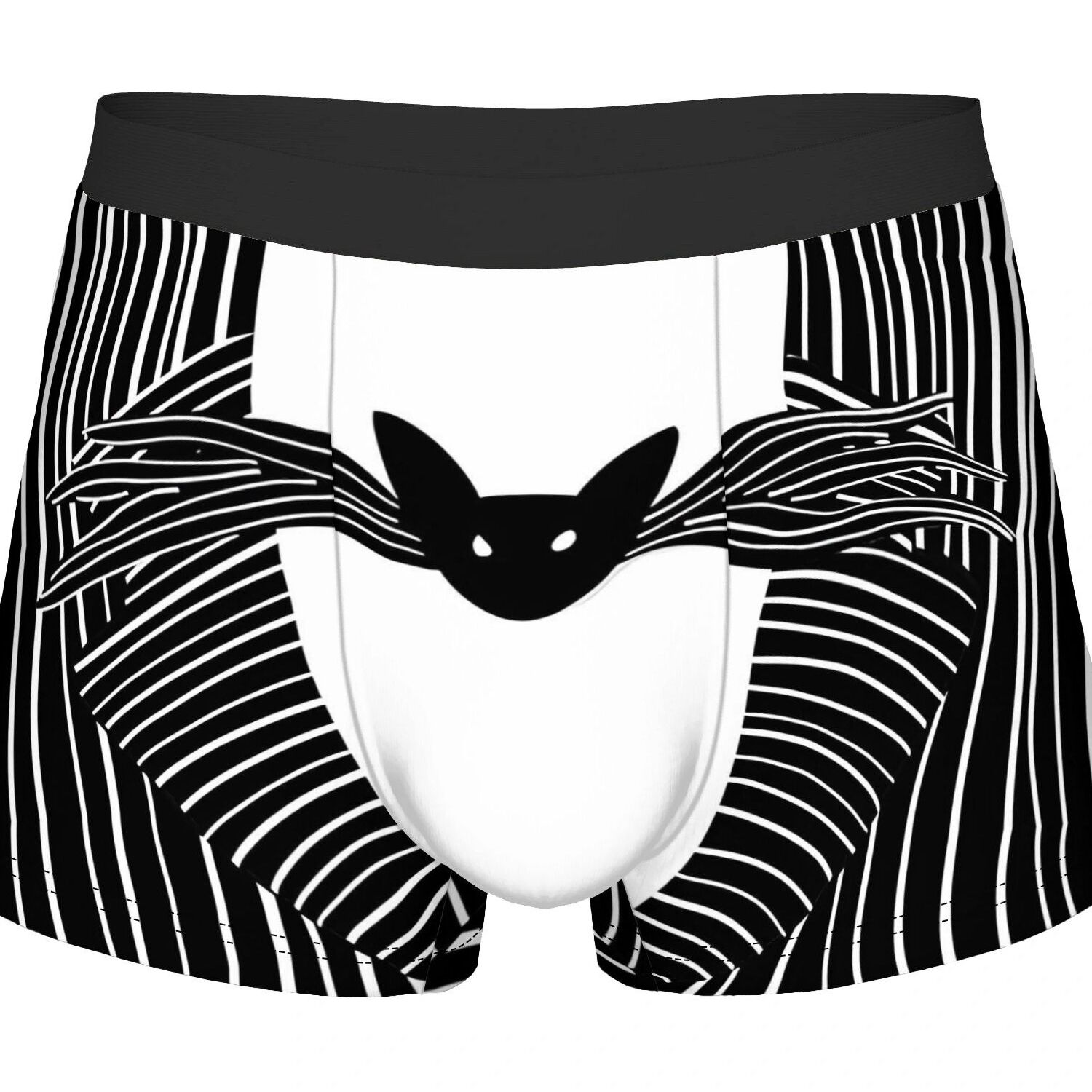 TEMU Underwear 1pc Jack Kellington Jacket Men's Boxer Briefs Underwear