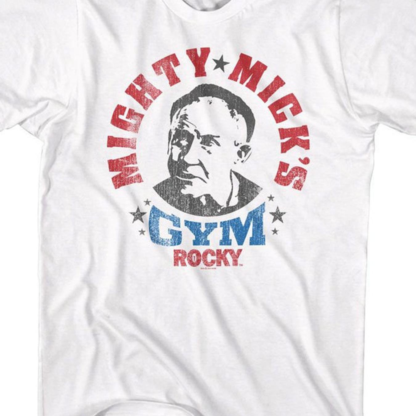 Mick's Gym Rwb White T Shirt