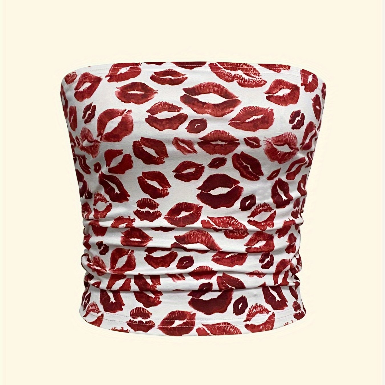 Spicy Versatile Strapless Tube Top Off-shoulder Top