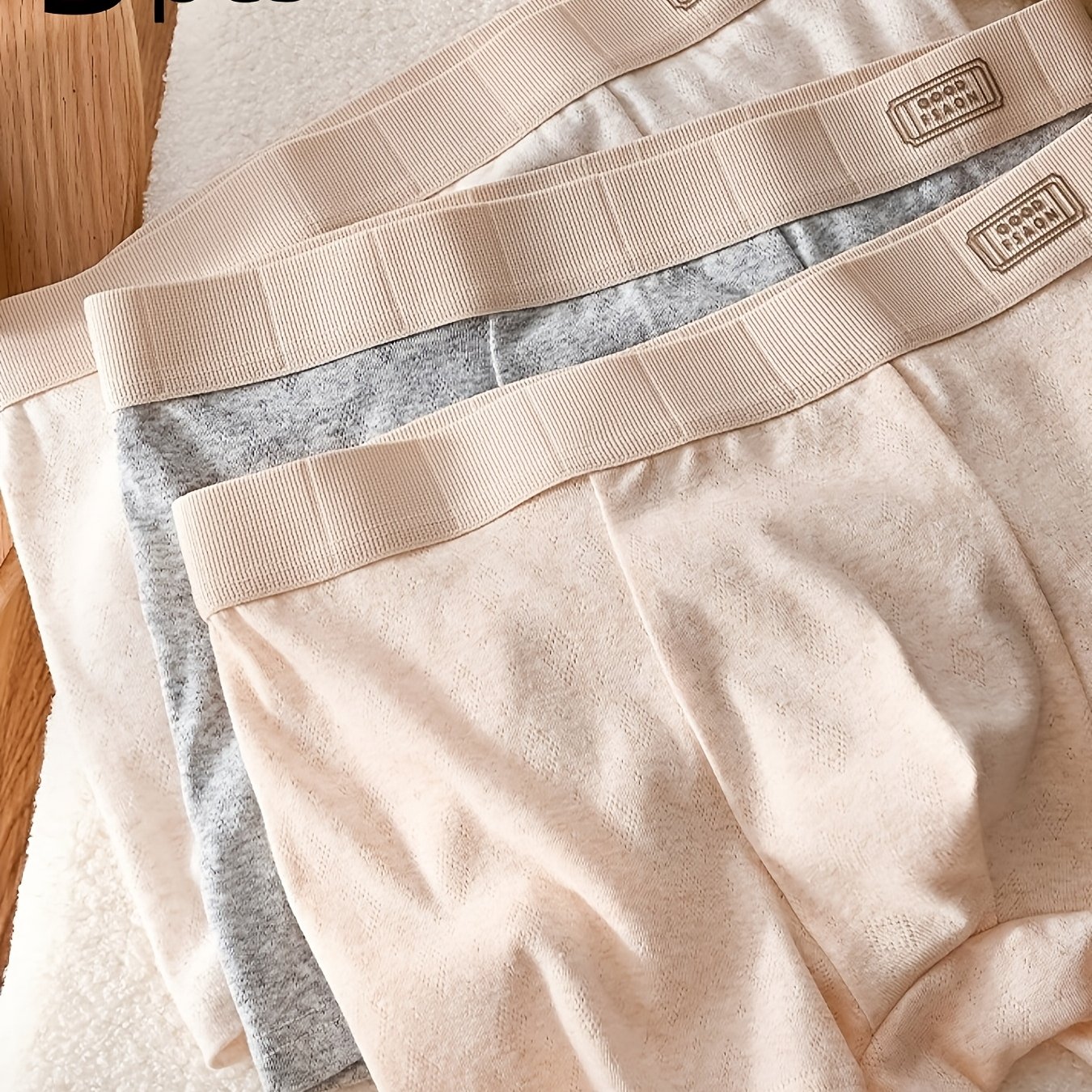 Image of Random 3pcs Set Men's New Colored Boxer Shorts Sports Underwear Mid-waist Breathable Teenager Comfortable Skin-friendly
