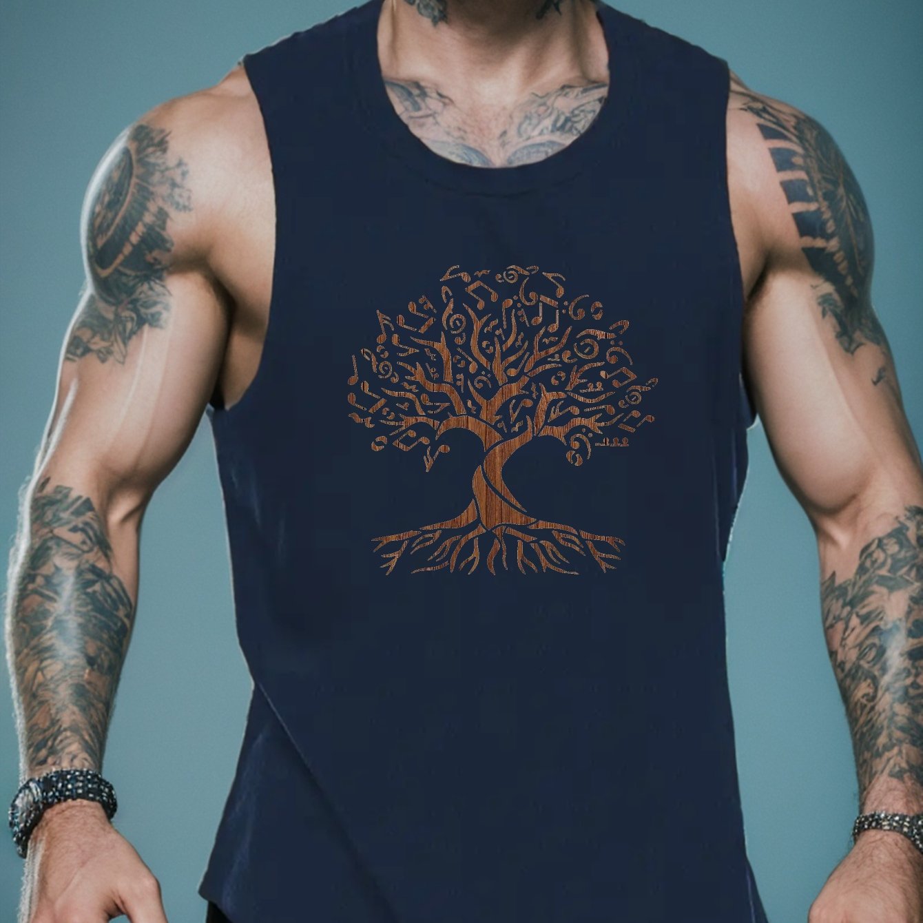 TEMU Tree Of Size Men's Vest