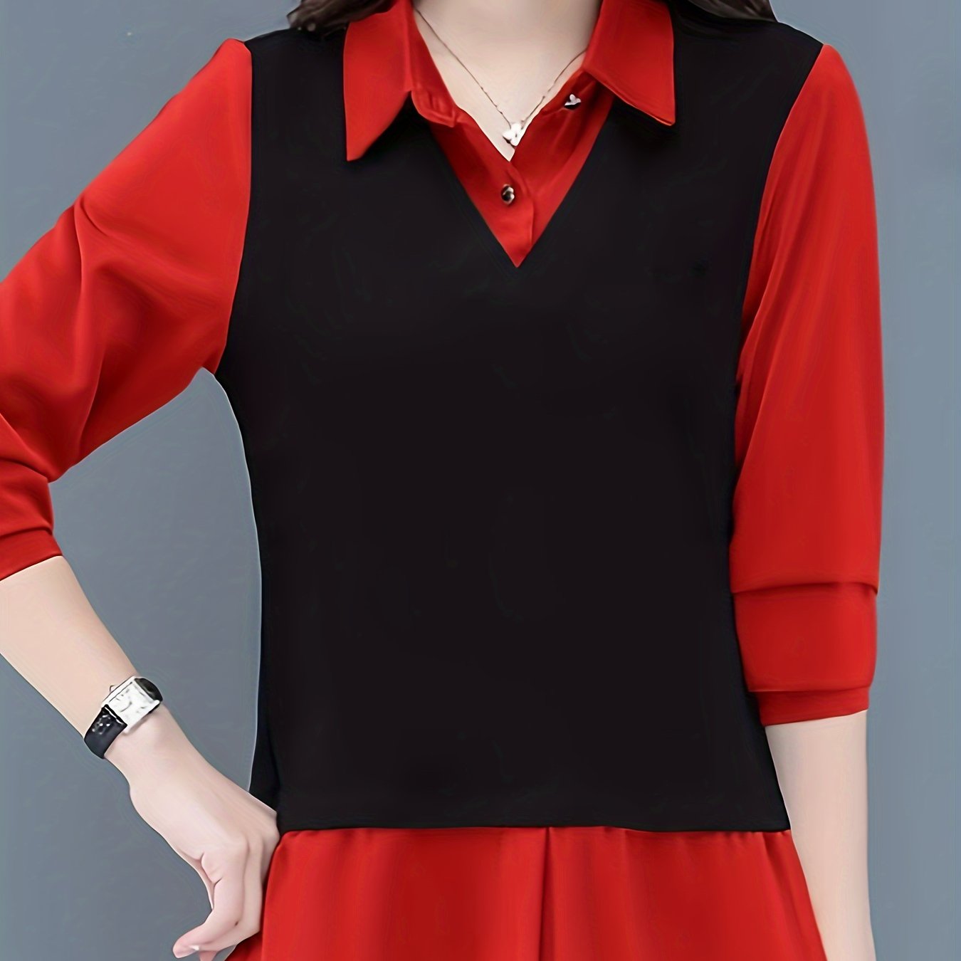 TEMU Top Patchwork e per Donna