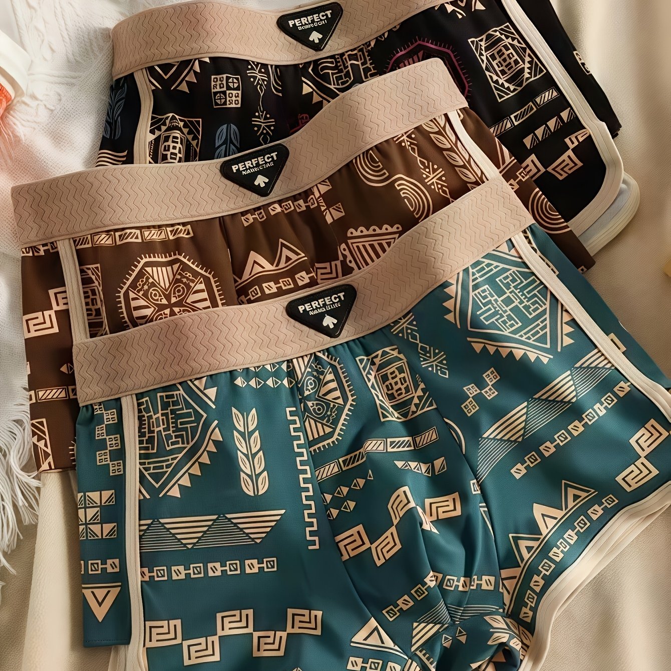 E-shop 1/3 Stück Herrenunterwäsche, bequeme und atmungsaktive Herrenunterwäsche, Herrenshorts, modische und trendige Styles