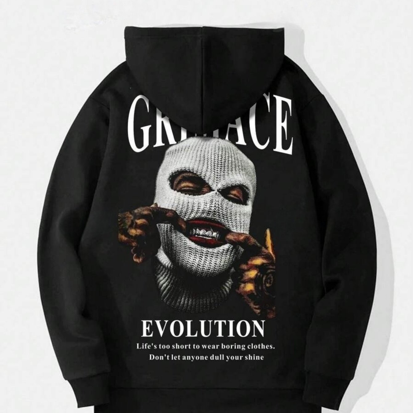 E-shop Kapuzenpullover mit Grafikdruck, Kordelzug, lässiger Kapuzenpullover für Winter und Herbst, Damenbekleidung