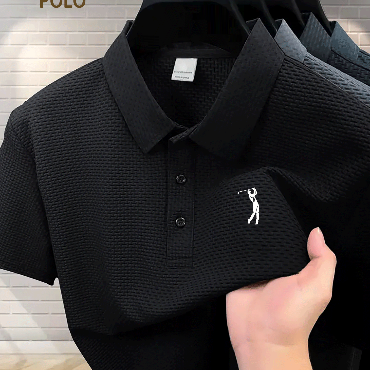 TEMU Large Size Clothing - Large Size Men's Shirt, Pleated Indentation , Button Lapel Short-sleeved Shirt, Y And Summer Daily, Fashionable And Casual