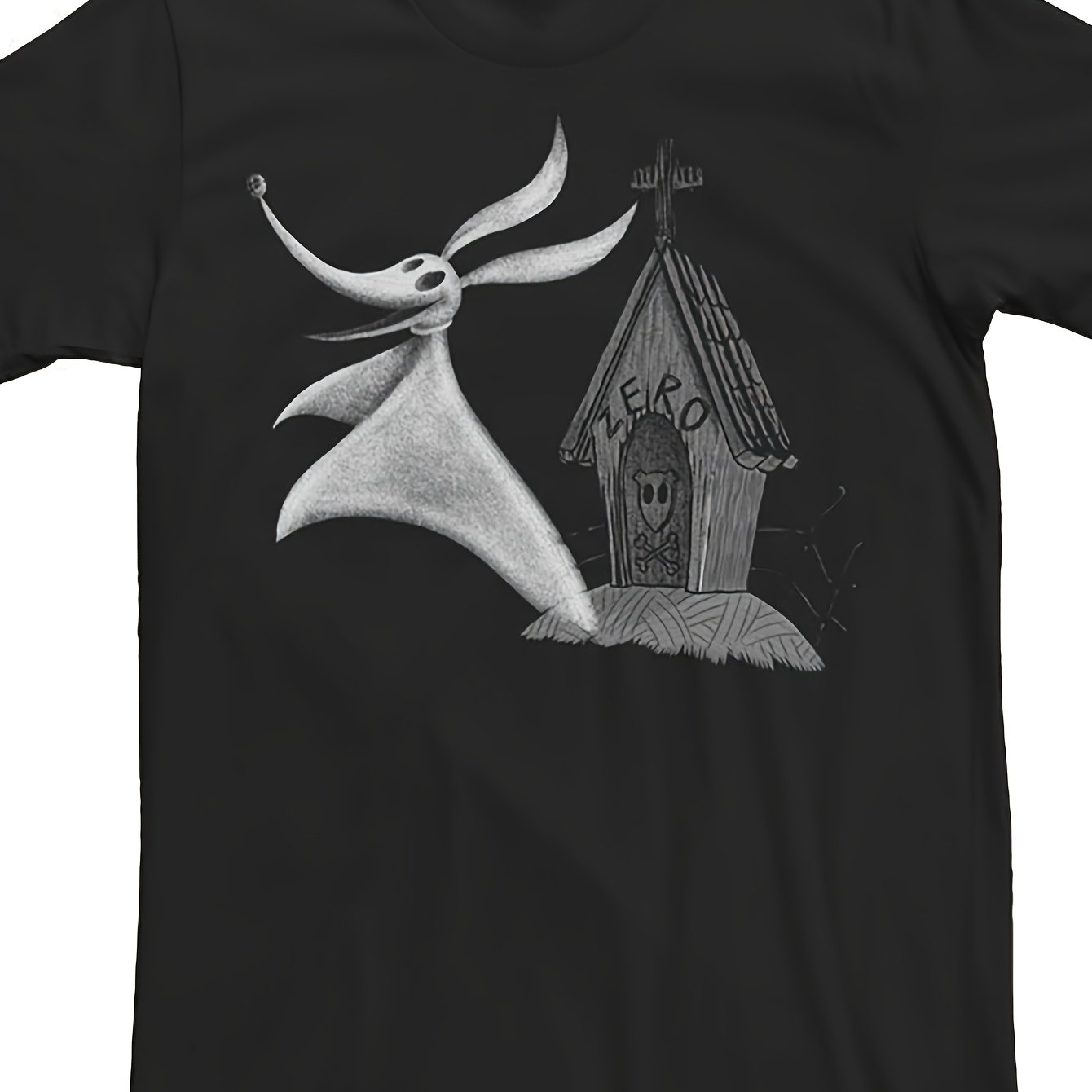 The Nightmare Before 0 Dog Tee Crew Neck Tee S To 3xl