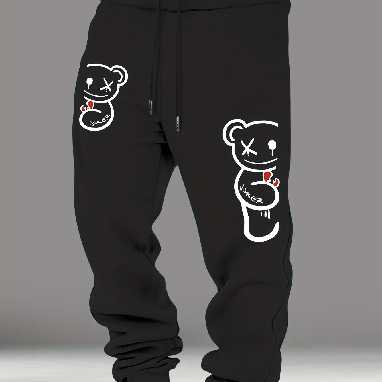 TEMU [trendy Fashion] Men's Long Pants, Design, Athletic Casual Trousers, Loose Comfortable All-match Pants, Suitable For Daily Wear And Outdoor