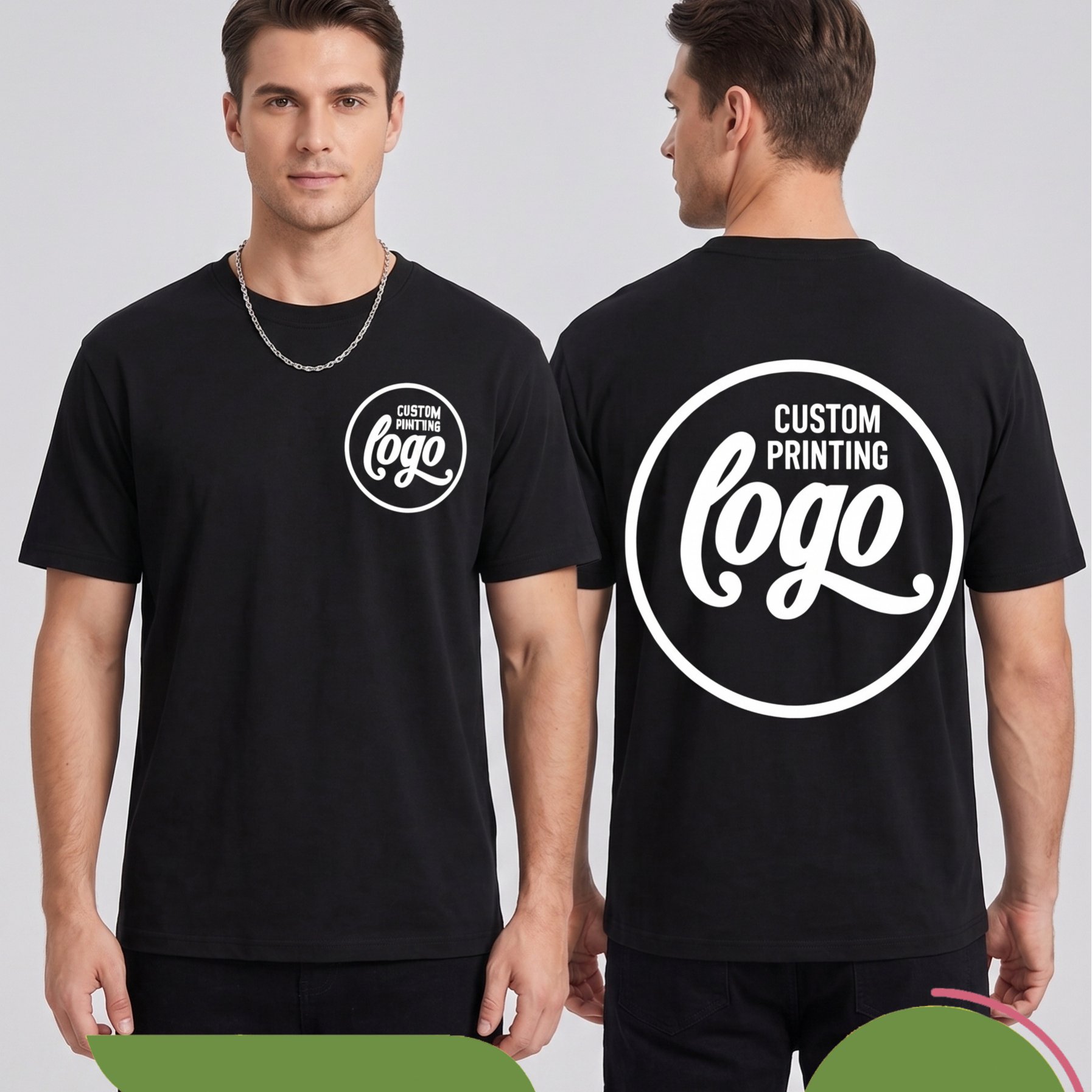 TEMU Custom Size Men's T-shirt - Personalized Design/logo/pattern - Short Sleeve Round Neck, Father's Day Gift, Suitable For Running, Tennis, Gym,