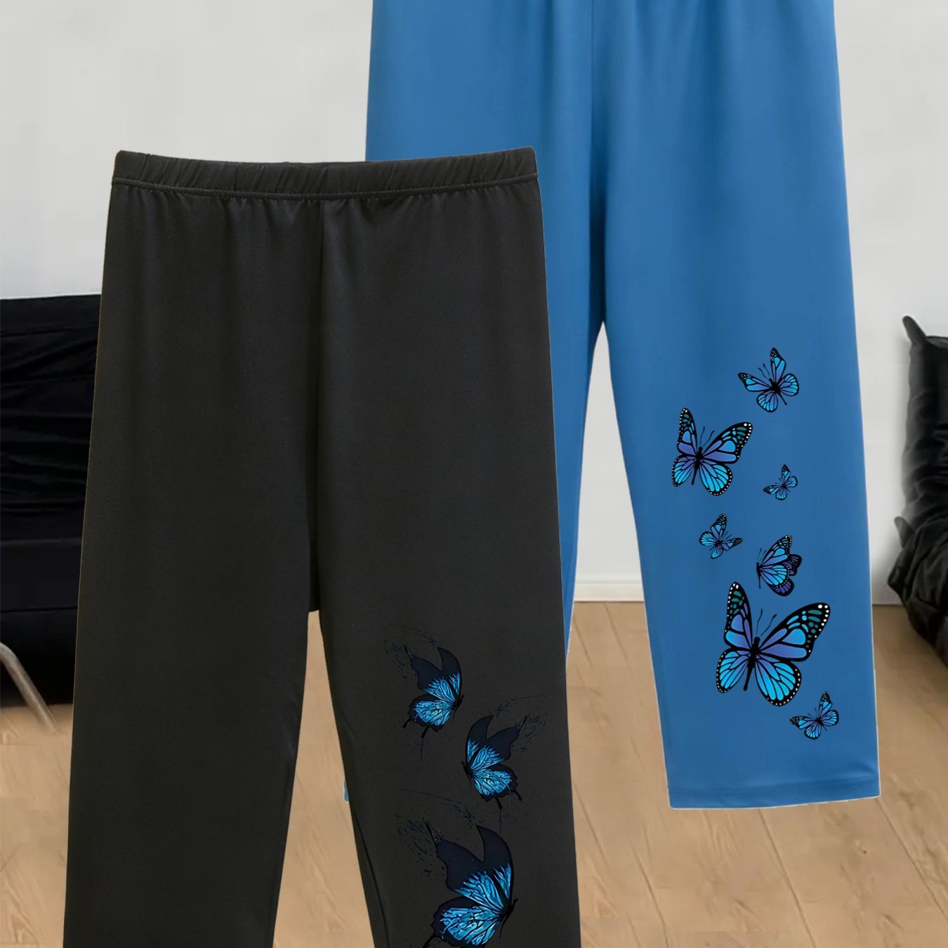 TEMU 2pcs Leggings de sport confortables pour femmes grandes tailles, collants de base d'été confortables pour à pied