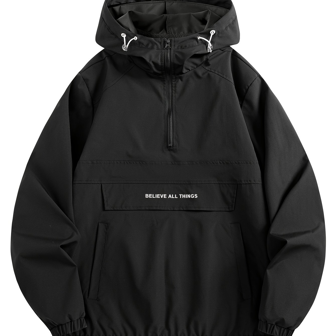 TEMU Sweat à capuche tendance pour homme, style polyvalent pour et . Convient aux tenues décontractées quotidiennes et au port , il constitue