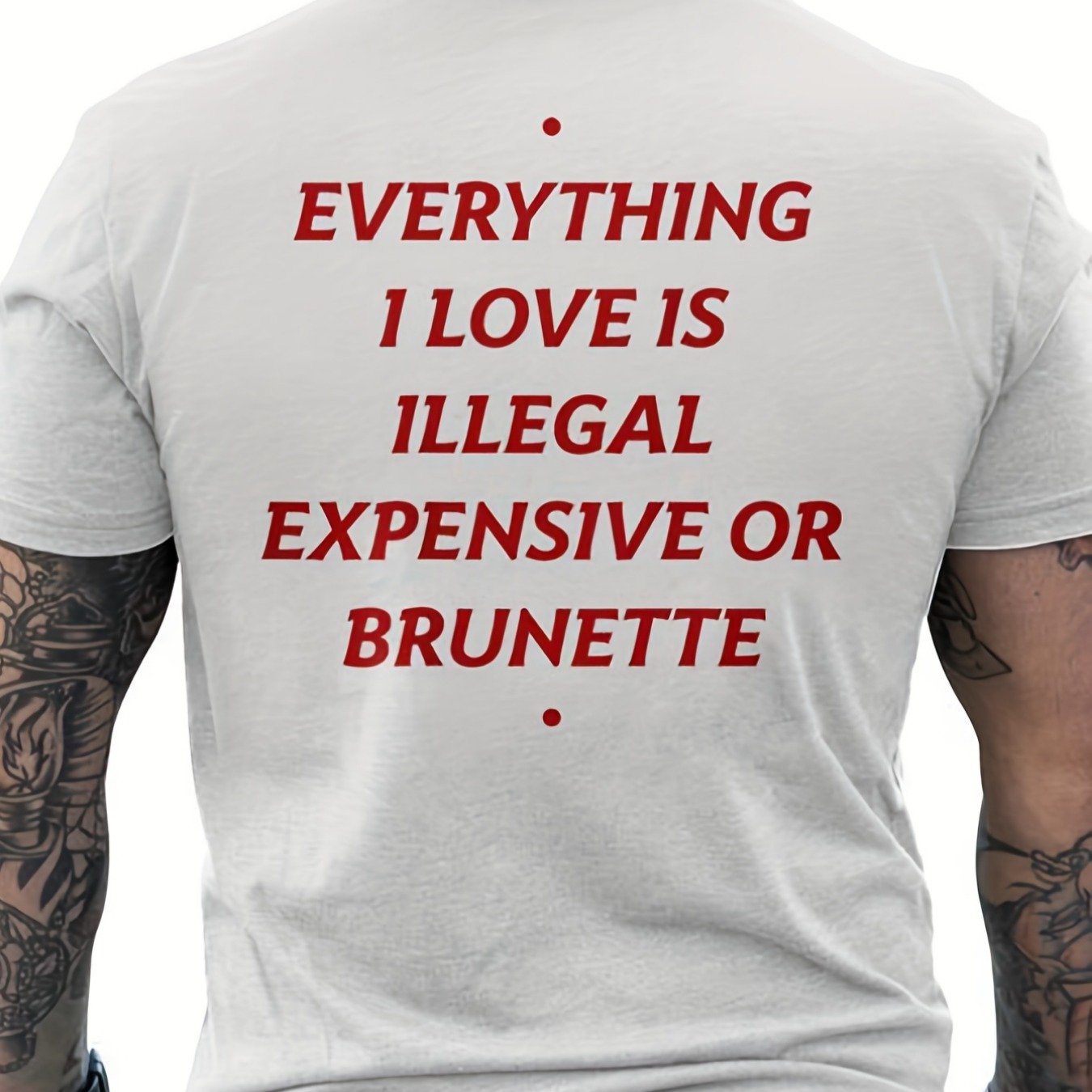 1 Men's T-shirt Comfortable And Fashionable, Short-sleeved Crewneck, Wear, Casual Weekend Essential