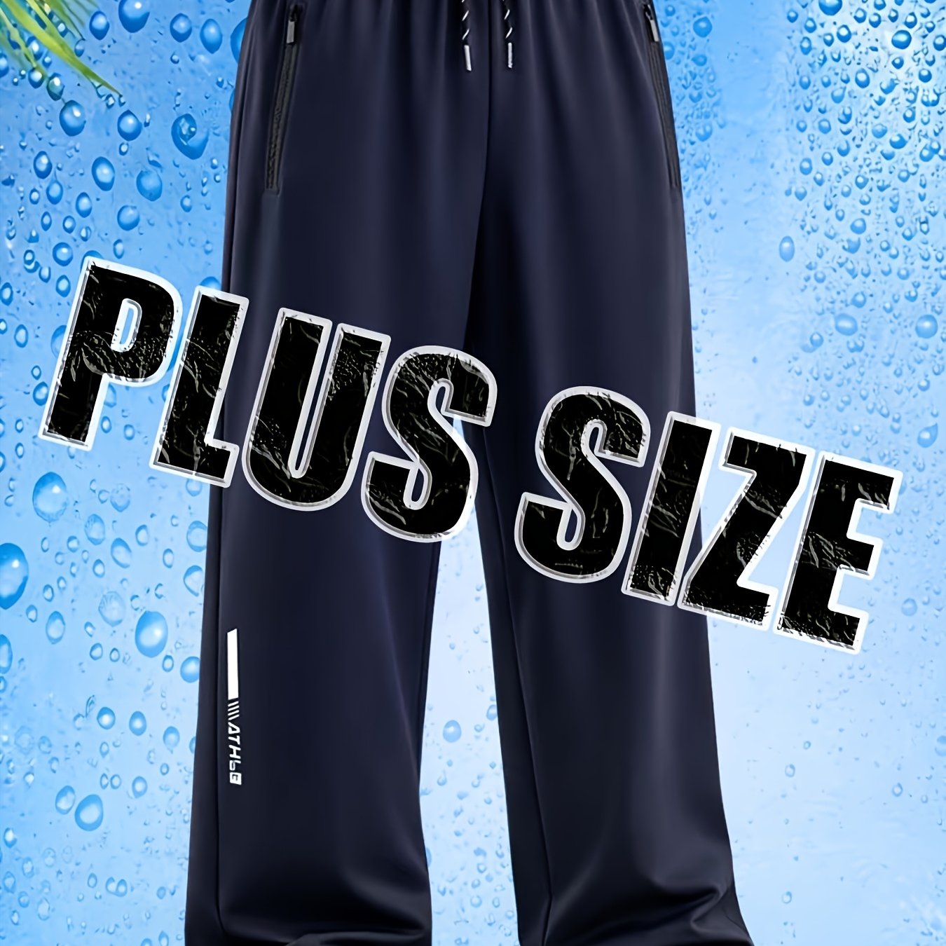 TEMU Pantaloni sportivi casual taglie forti per . extra- 癡 a persone in sovrappeso, individui forti e alti. Possono indossati per uscite casual,