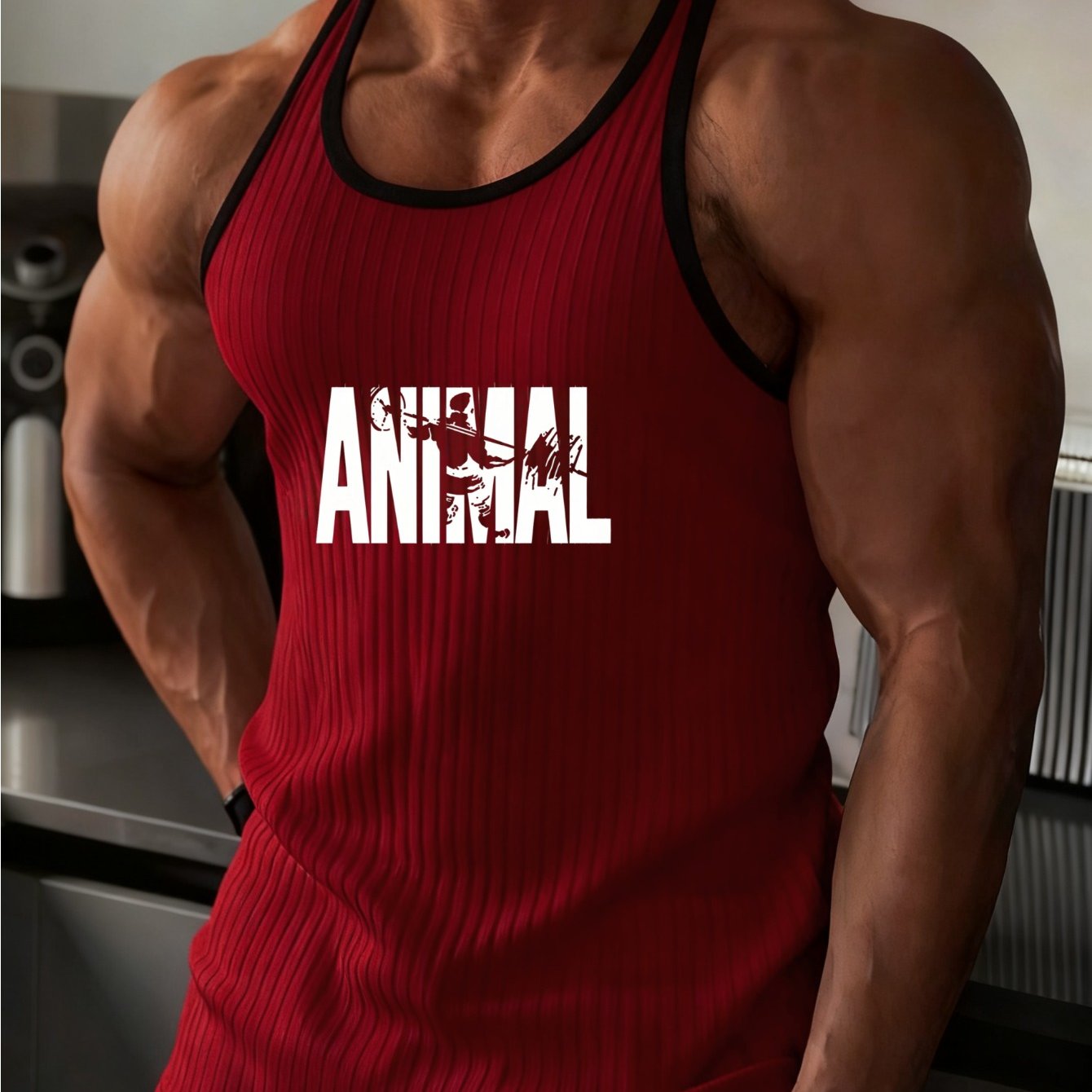 TEMU Men's Casual Sporty Fashionable Comfortable Tank Top