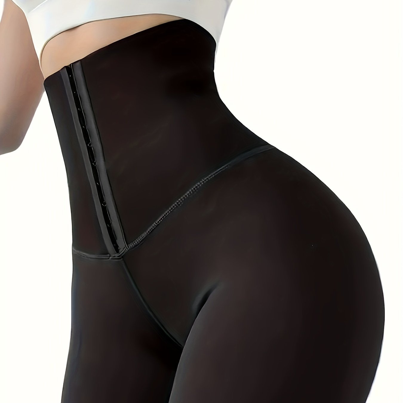 New European And Double-breasted High-waisted Leggings For Women, Designed To Shape The Waist And Lift The Hips With Stretch