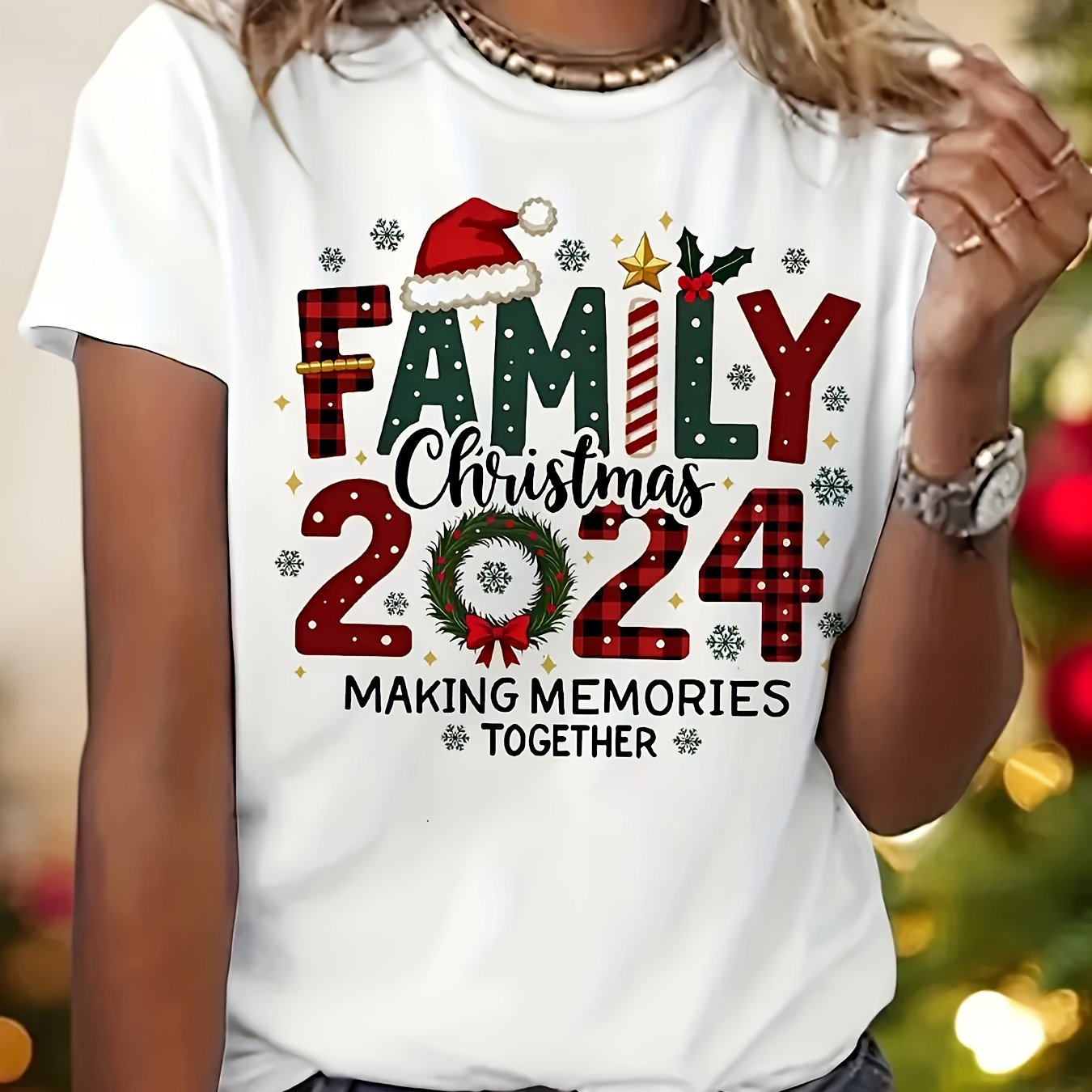 TEMU Cross-border New Casual Halloween Print T-shirt For Women