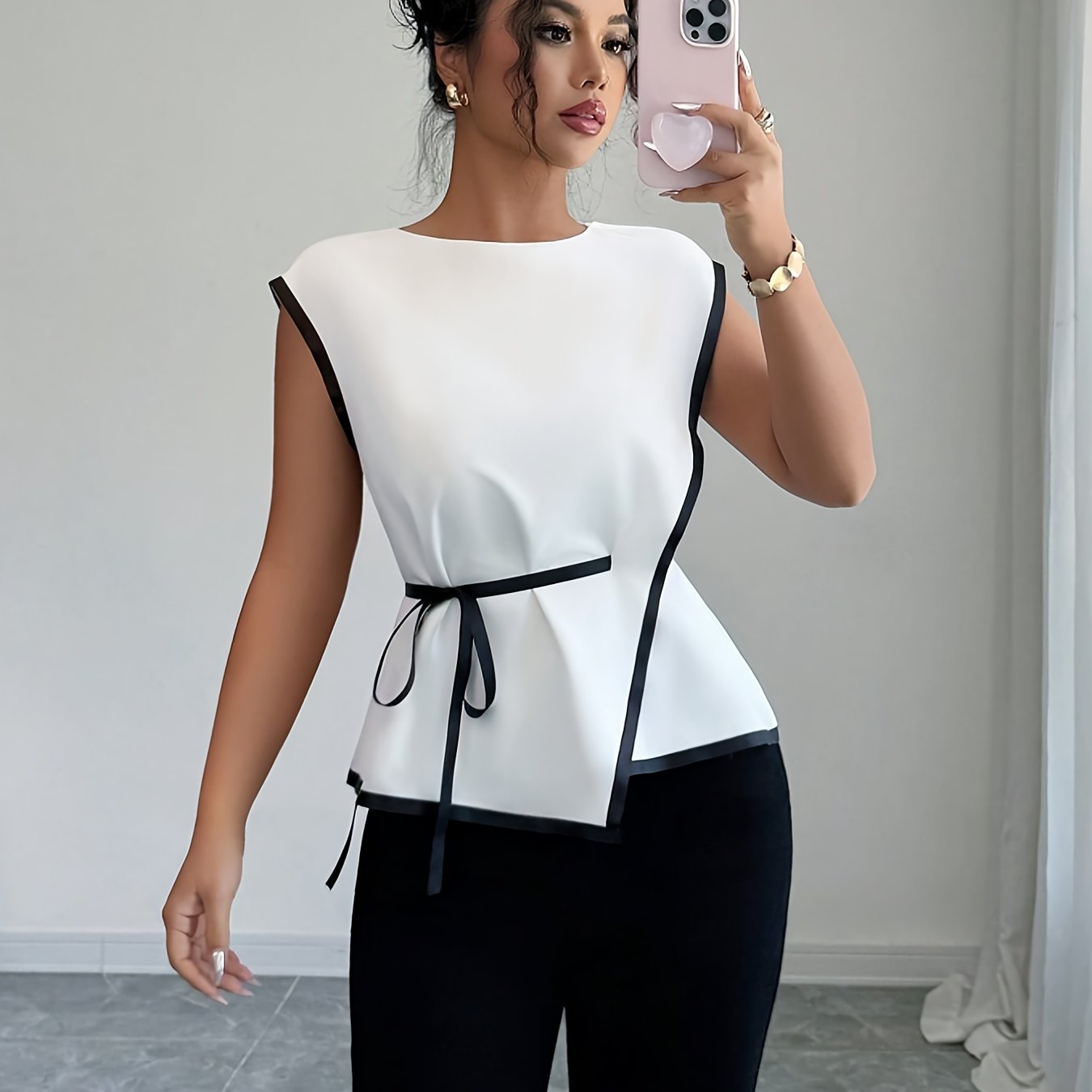 Women's Elegant Commuter Tunic Tunic Top, Women's Summer Shirt, Women's Clothing