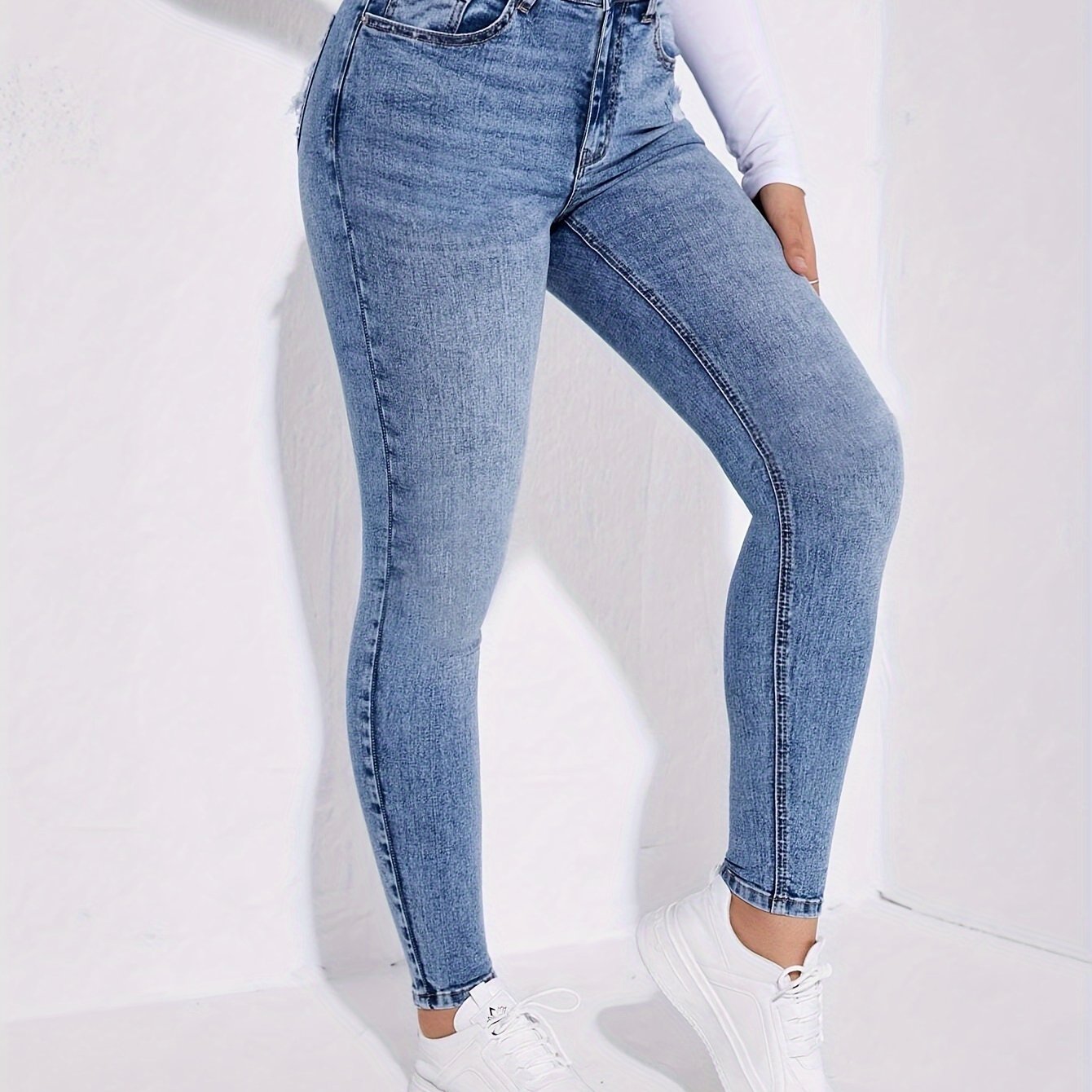 Light Stretch Skinny Ankle Pants