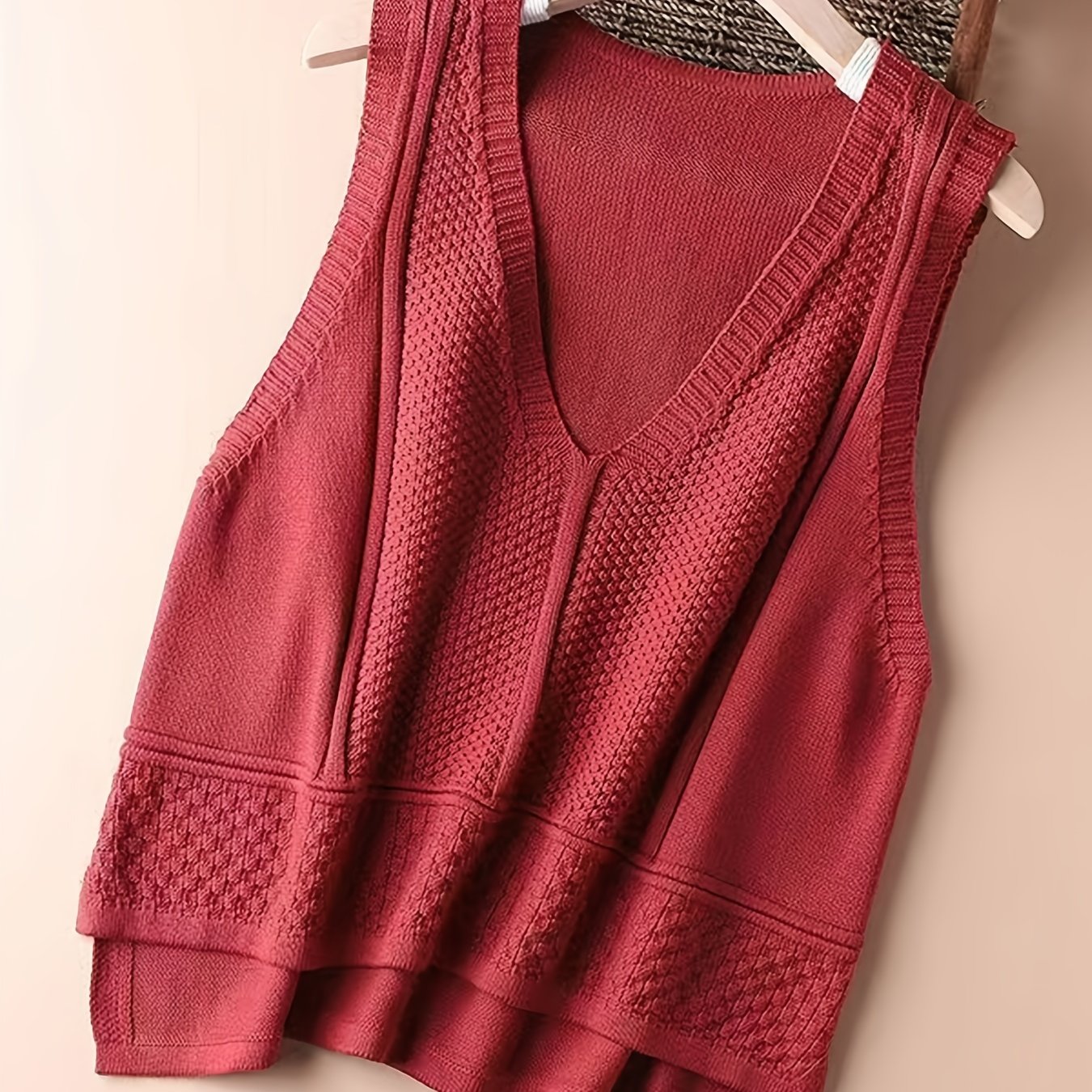 New Women's Vest For Spring, Featuring A V-neck And Sleeveless Design