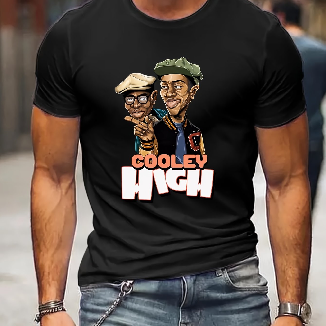 TEMU Vintage T Shirt Men Funny Shirt Men's Shirts Dad Gifts Tshirts Men Anime Men T Shirt Printed T-shirt B5020762
