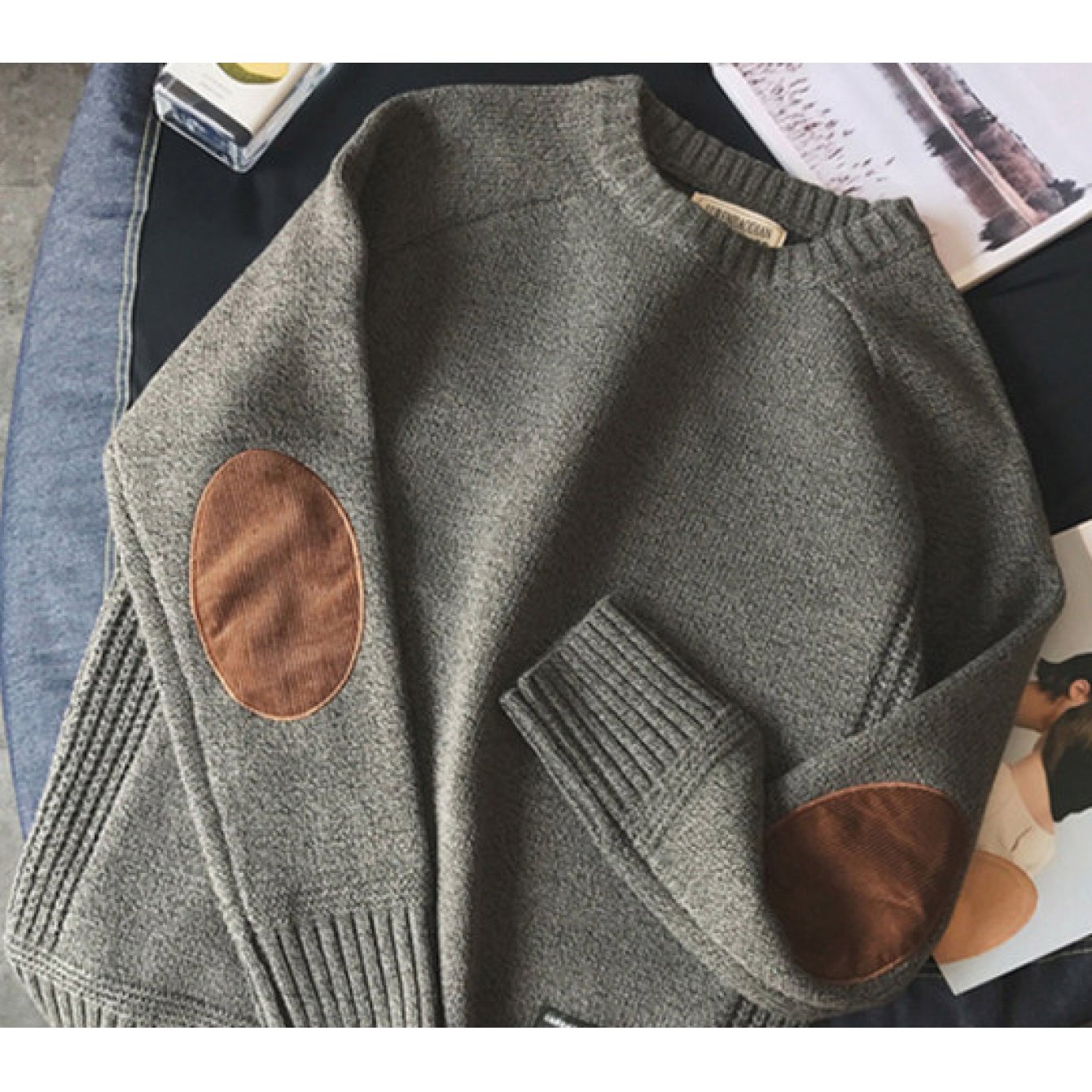 TEMU Winter New Arrivals, Men's Sweaters, Thickened Sweaters, Winter Men's Sweaters, Round-neck Pullover Sweaters, Fashionable And Versatile, Trendy