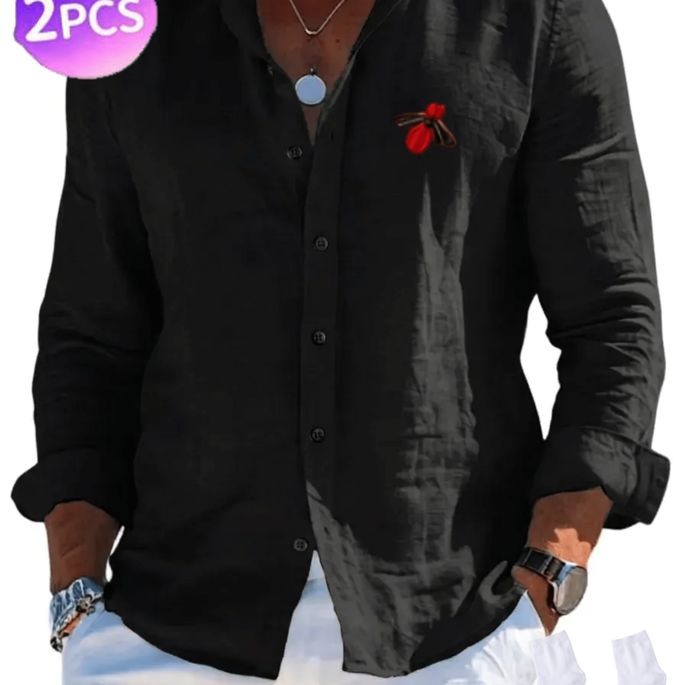 Summer Fashion Casual Button-up Shirt, Solid , Lightweight Linen Fabric, Stylish And Versatile, Perfect For Trendy Outfits