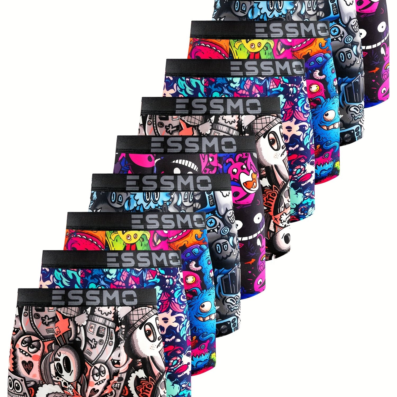 E-shop 10 Stück Herren Lang Boxershorts