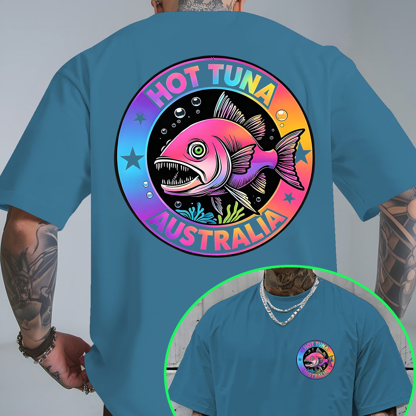 TEMU Street Retro Men's T-shirt, Summer Men's T-shirt, Casual And Fashionable Short Sleeves, Suitable For Daily Commuting., Plus Size