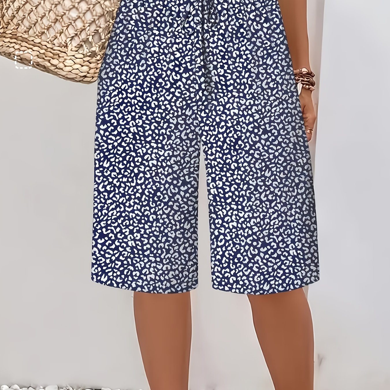 TEMU Plus Size, Women's Fashion Capri Pants