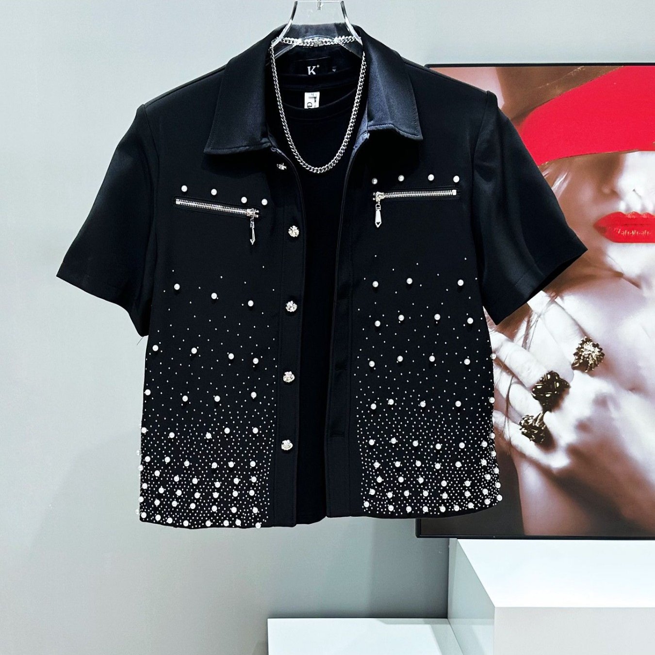TEMU Men's 2026 Summer New Style Short-sleeved Shirt - Fashionable, Casual, Stylish, , Unique, Versatile - Small-sized, Trendy Brand Men's Clothing