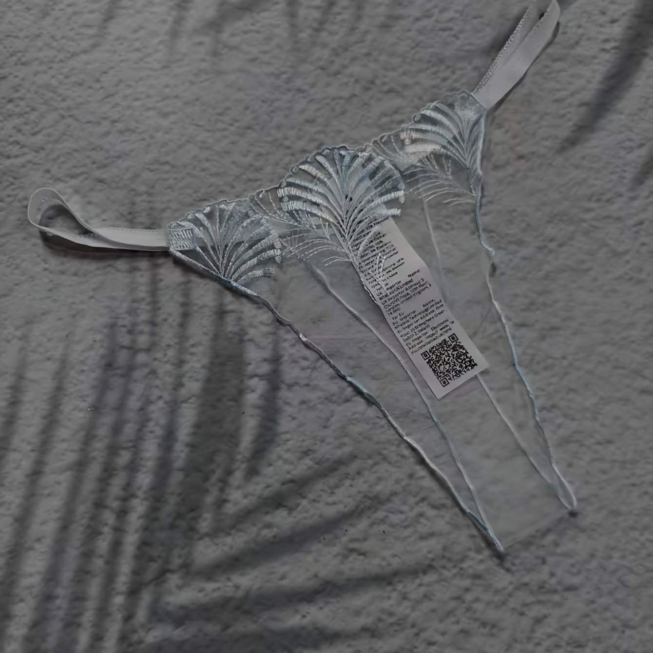 TEMU Pantalon en Couleur Morandi, String Semi-Transparent pour Femme en Violette, Rose et Blanc, Style Européen et Américain, Dentelle, Taille Basse,